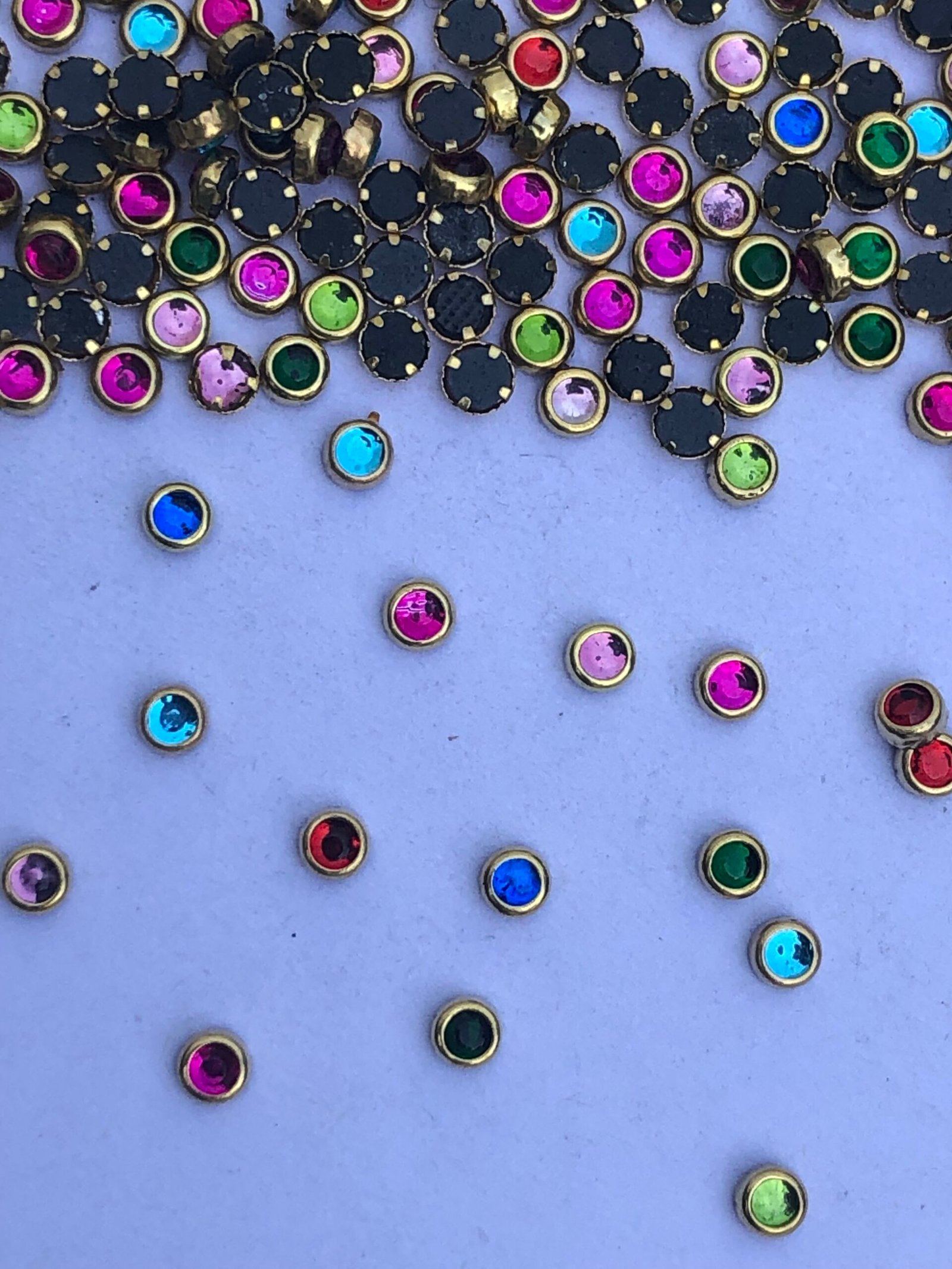 3mm Round Kundan Glossy