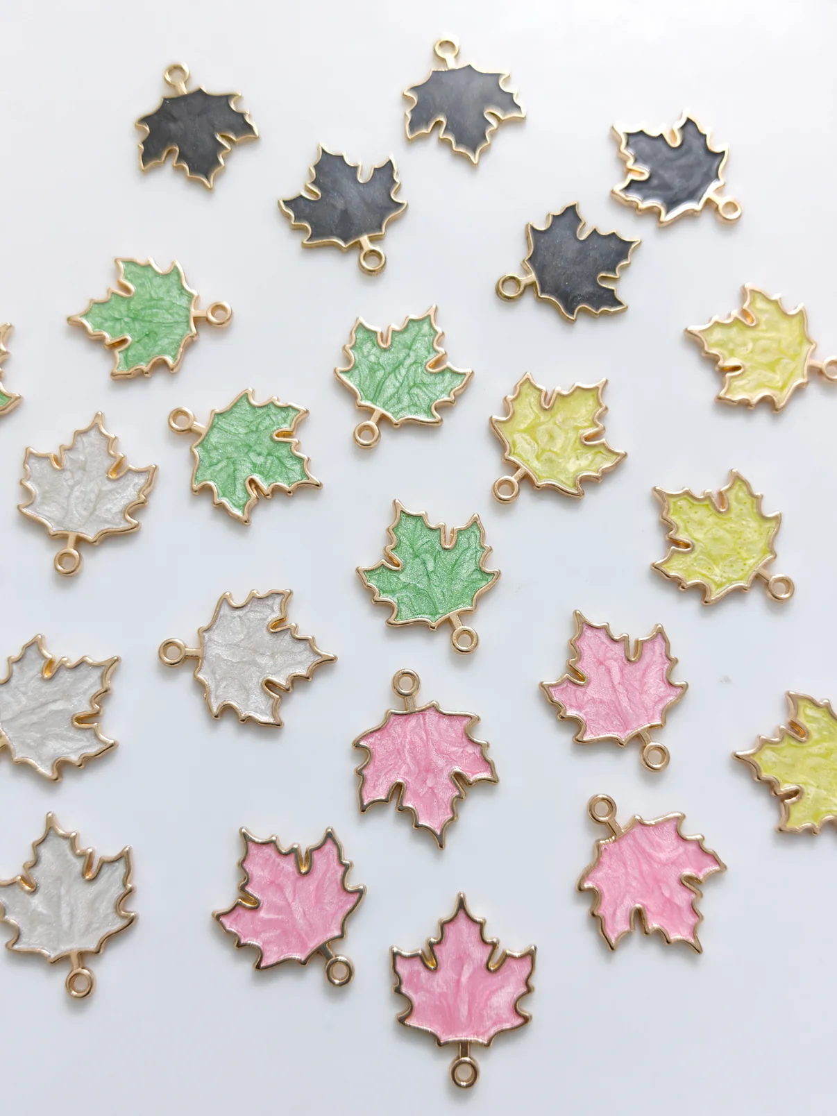 Maple Leaf Charms