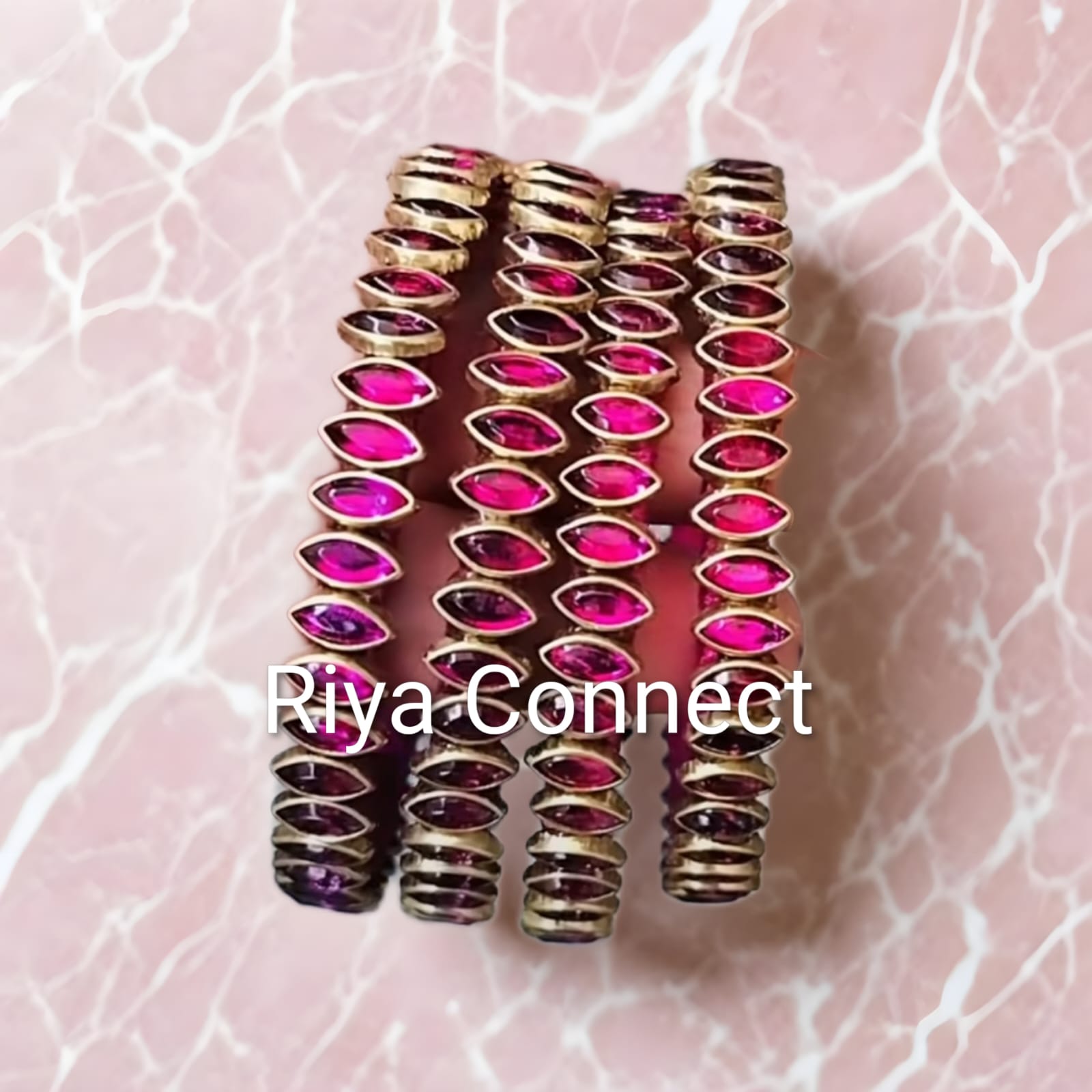 8k Eye Glossy Silk Thread Bangle Collection - 1