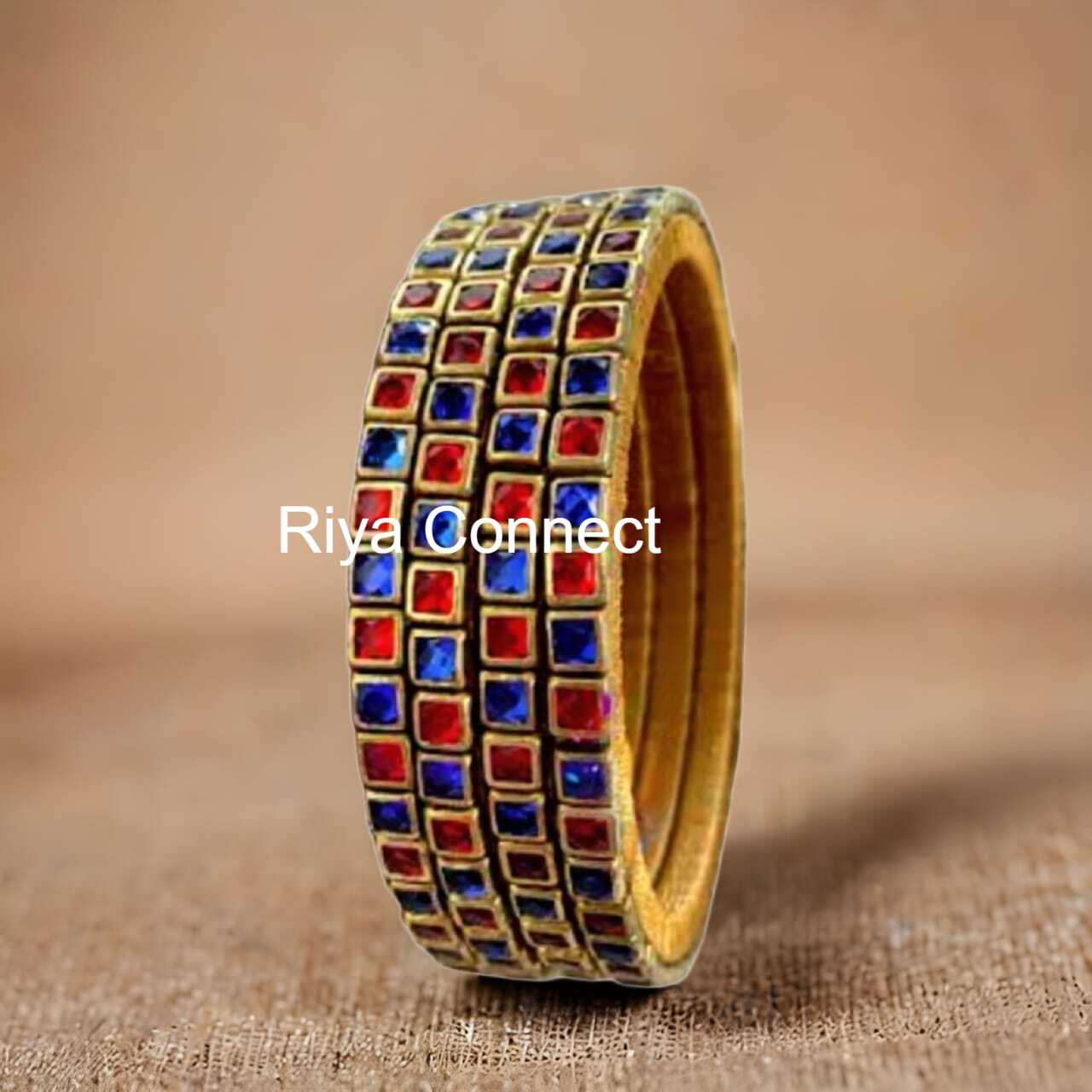 Glossy Square Silk Thread Bangle (Dual Shade) Collection - 01