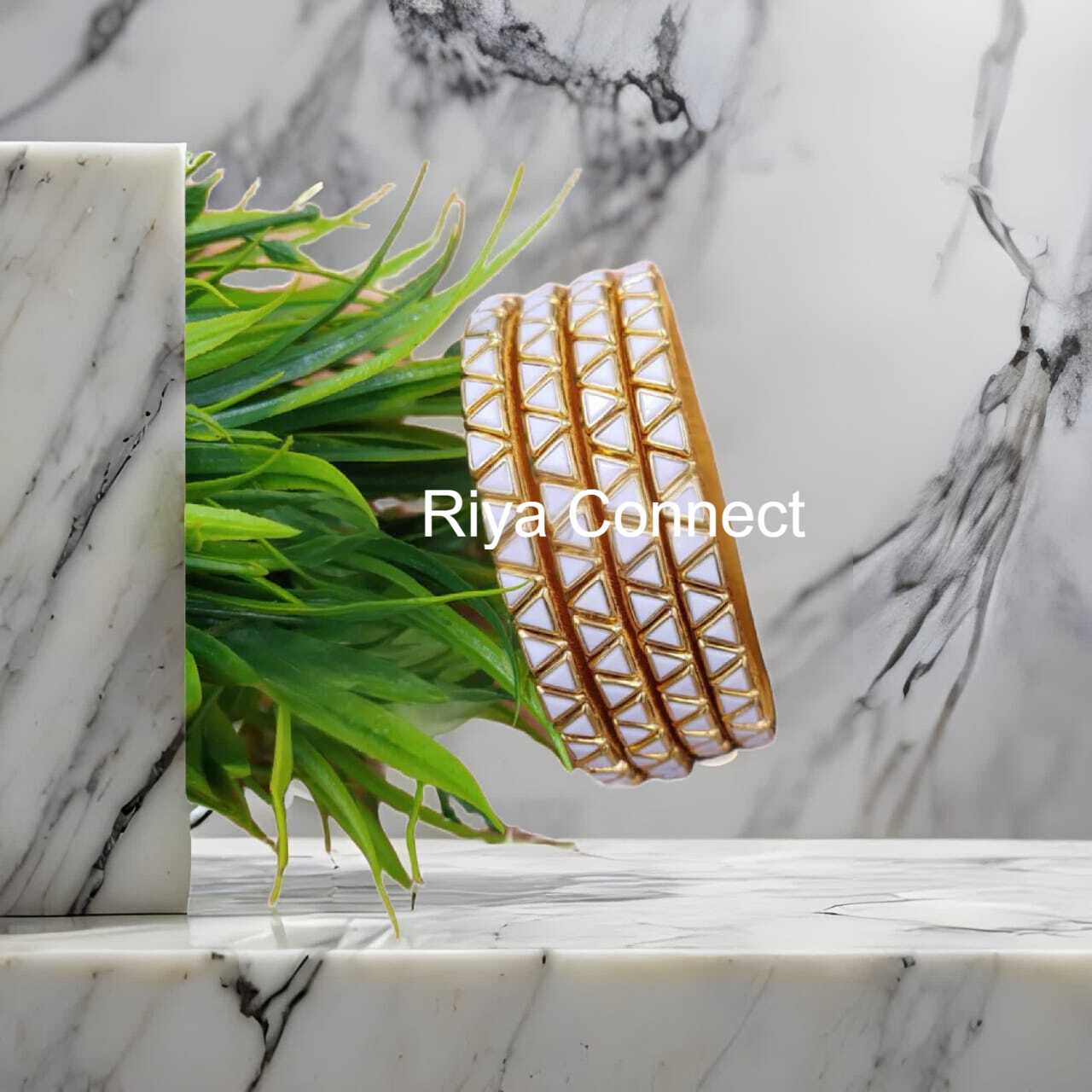 Matte Triangle Silk Thread Bangle Collection 